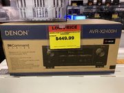 London Drugs (BC)Semi Hot? Denon AVRX2400H 7.2 Channel Full 4K Ultra HD Network AV Surround Receiver with Built in HEOS Technology)