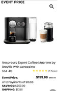 Nespresso Expert Bundle $199 - $250 off
