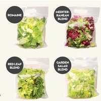 Mediterranean Blend Radicchio, Escarole & Endive, Red Leaf Blend Red And Green Leaf, Romaine Or Garden Salad Blend Iceberg And/Or Boston And Romaine