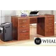 Staples Whalen Legeant Collection Double Pedestal Desk
