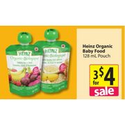 Heinz Organic Baby Food - 3/$4.00