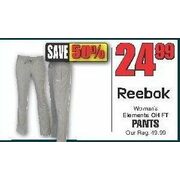Reebok Women's Elements OH FT Pants - $24.99 (50% off)