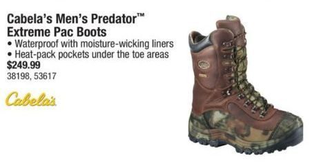 cabela's predator extreme boots