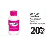 Lax-A-Day Laxatives - 20% off