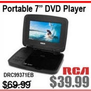 RCA Portable 7" DVD Player  - $39.99