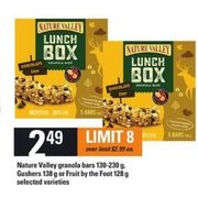 Nature Valley Granola Bars, Gushers Or Fruit By The Foot Or Pillsbury Toaster Strudel - $2.49