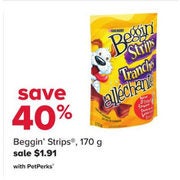 Beggin' Strips - $1.91 (40%  off)