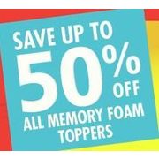 All Memory Foam Toppers - Up to 50% off
