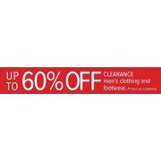 Clearance Men's Clothing & Footwear - Up To 60% off