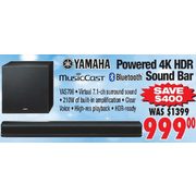 Yamaha Powered 4K HDR Sound Bar - $999.00 ($400.00 off)
