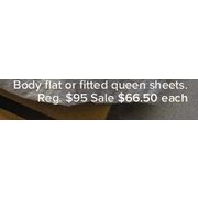 Calvin Klein Body Flat or Fitted Queen Sheets - $66.50
