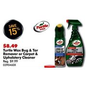 Turtle Wax Bug & Tar Remover or Carpet & Upholstery Cleaner - $8.49 (15% off)
