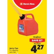 Jerry Can - $4.27 (52% Off)