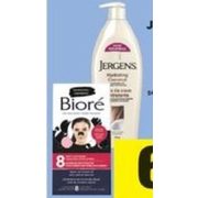 John Frieda Hair Care or Biore or Jergens Skin Care - $6.98
