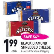 Black Diamond Shredded Cheese - $1.99 ($4.50 off)