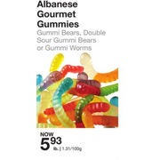 Albanese Gourmet Gummies - $5.93/lb