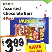 Nestle Chocolate Bars - $3.99 ($2.00 off)