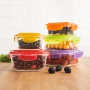 10 Pc. Clip It Glass Container Set - $17.99 (40% off)