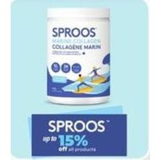 All Sproos Products - Up to 15% off