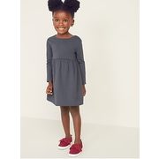Solid Fit & Flare Dress For Toddler Girls - $10.00 ($9.99 Off)