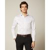 Tailored Fit Patterned White Dress Shirt - $39.95 ($39.95 Off)
