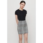 Elle High-rise Plaid Bodycon Skirt - $15.00 ($24.95 Off)