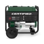 Certified 3550W/4450W Portable Gas Generator - $399.99 (Up to $300.00 off)