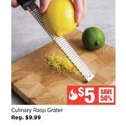 Ksp Culinary Rasp Grater "Acid Etched" 33 X 4 X 3 Cm Black/stainless Steel - $5.00 (50% off)