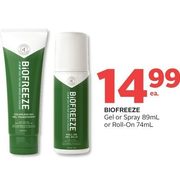 Biofreeze Gel or Spray or Roll-on  - $14.99