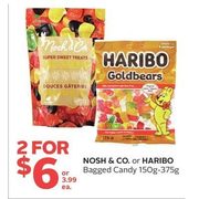 Nosh & Co. Or Haribo Bagged Candy - 2/$6.00