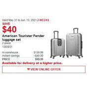 american tourister fender