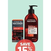 L'oreal Men's Skin Care or Barber Club Beard Care Products - 15% off