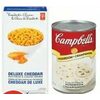 Campbell's Condensed, Nongshim Noodle Soup or PC Macaroni & Cheese Dinner - 4/$5.00
