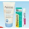 Benadryl, Polysporin or Aveeno Eczema Care Products - Up to 15% off