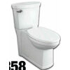 American Standard Decor 4.8 L Right Height Elongated Toilet - $358.00