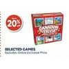 Games - Up to 20% off