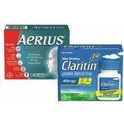 Aerius Allergy or Dual Action Tablets or Claritin Allergy or Rapid Dissolve Tablets - $26.99