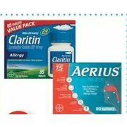 Aerius or Claritin  Allergy Tablets - Up to 15% off