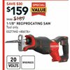 Craftsman 1-1/8" Reciprocating Saw - $159.00 ($30.00 off)