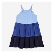Kid Girls' Tiered Dress In Dark Navy - $12.94 ($6.06 Off)
