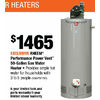 Rheem Performance Power Vent 50-Gallon Power Gas Water Heater - $1465.00