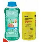 Mr. Clean Liquid Cleaner or No Name Disinfecting Wipes - $3.99