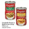 Campbell's Chunky Or Ready To Serve Soup - $2.99 (Up to $1.30 off)