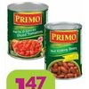 Primo Canned Tomatoes or Beans - $1.47 (Up to $0.50 off)