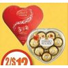 Ferrero Rocher Heart, Kinder Surprise Egg or Lindt Lindor Valentine Chocolates - 2/$12.00