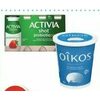 Danone Activia Drinkable, Oikos Greek Or Silk Dairy-free Yogurt - $5.79