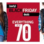 Aeropostale Early Black Friday Deals: Up to 70% off Everything, $10 off $50 In-Store Coupon